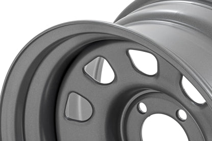 Steel Wheel | Gray | 16x8 | 6x5.5 | 4.25 Bore | -12 - Image 3