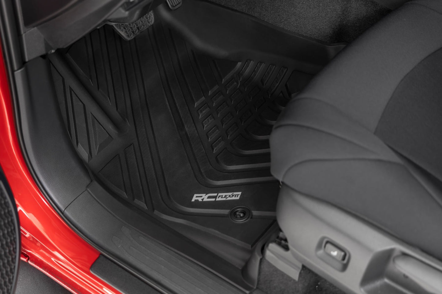 Flex Fit Floor Mats | Front & Rear | Crew | Toyota Tacoma 2WD/4WD (2024-2026) - Image 2