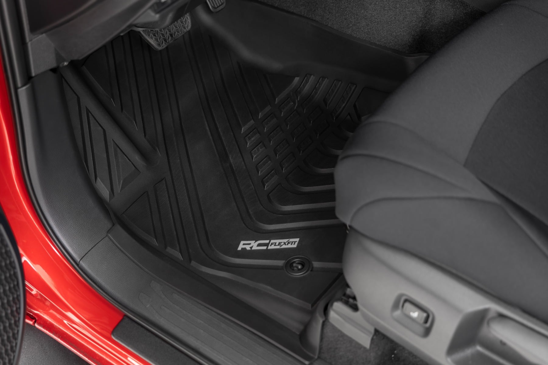 Flex Fit Floor Mats | Front & Rear | Crew | Toyota Tacoma 2WD/4WD (2024-2026) - Image 2