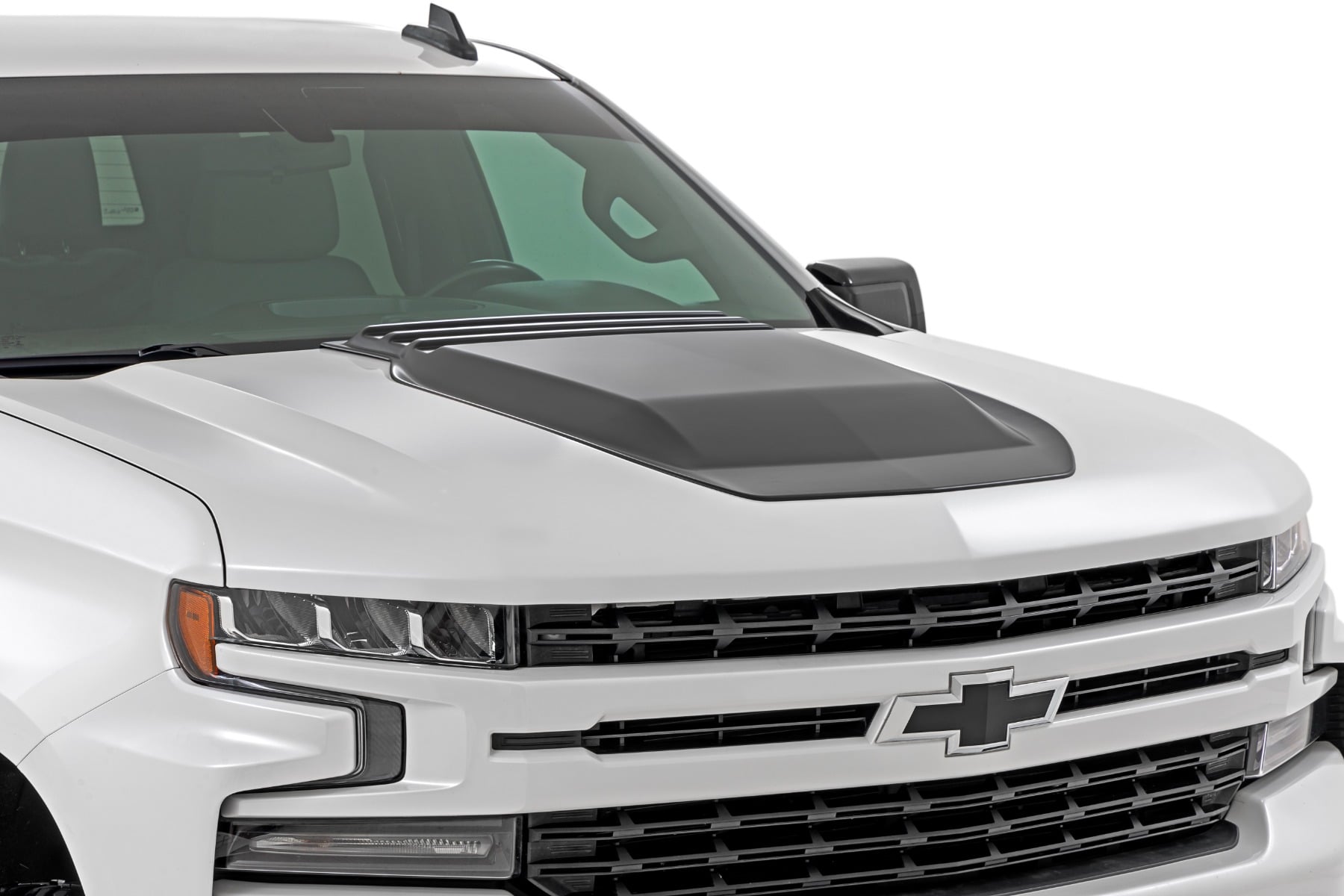 Hood Scoop | GAN Silver Ice Metallic | Chevy Silverado 1500 2WD/4WD (19-26)