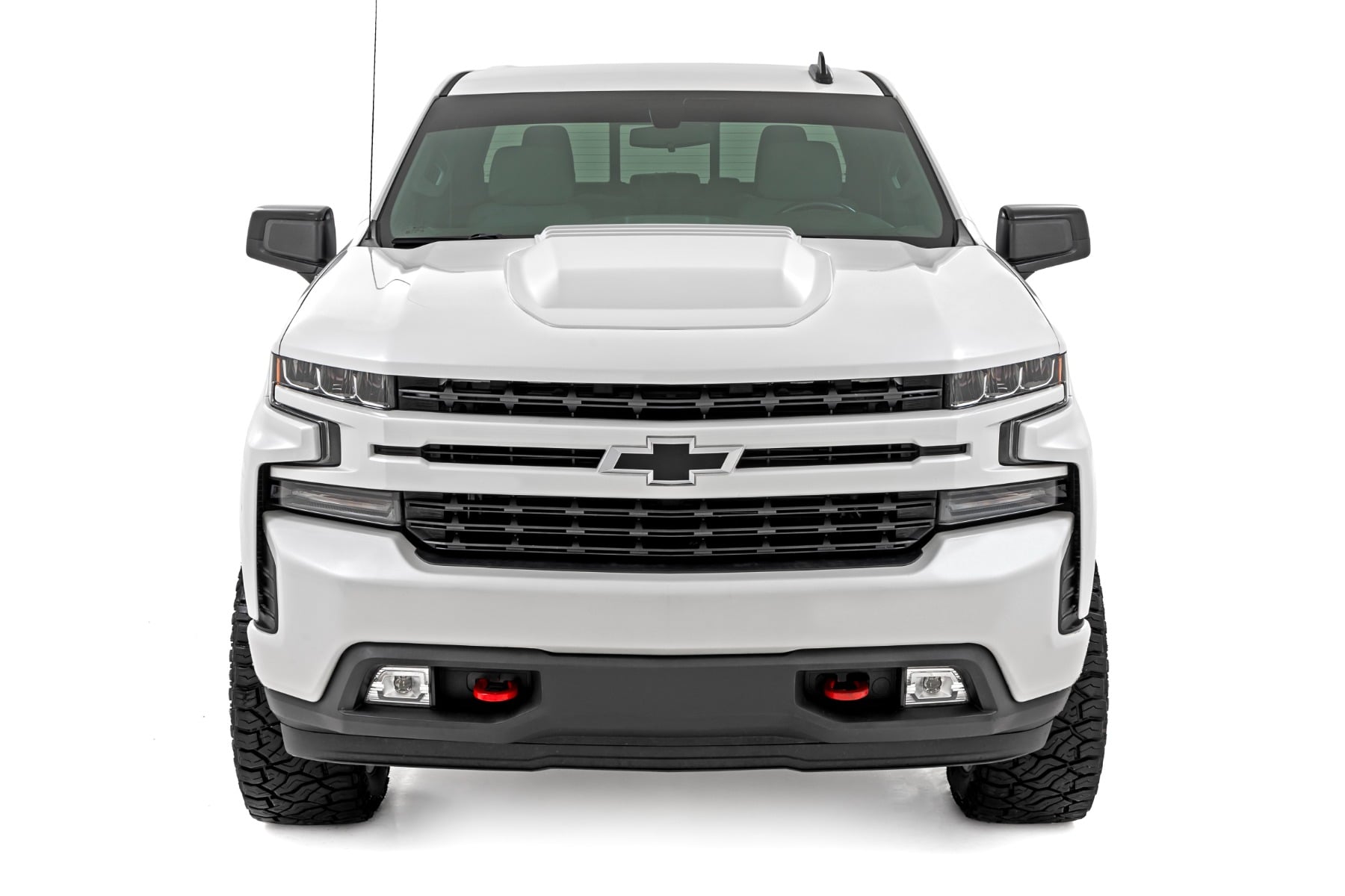 Hood Scoop | GAZ Summit White | Chevy Silverado 1500 2WD/4WD (2019-2026) - Image 2