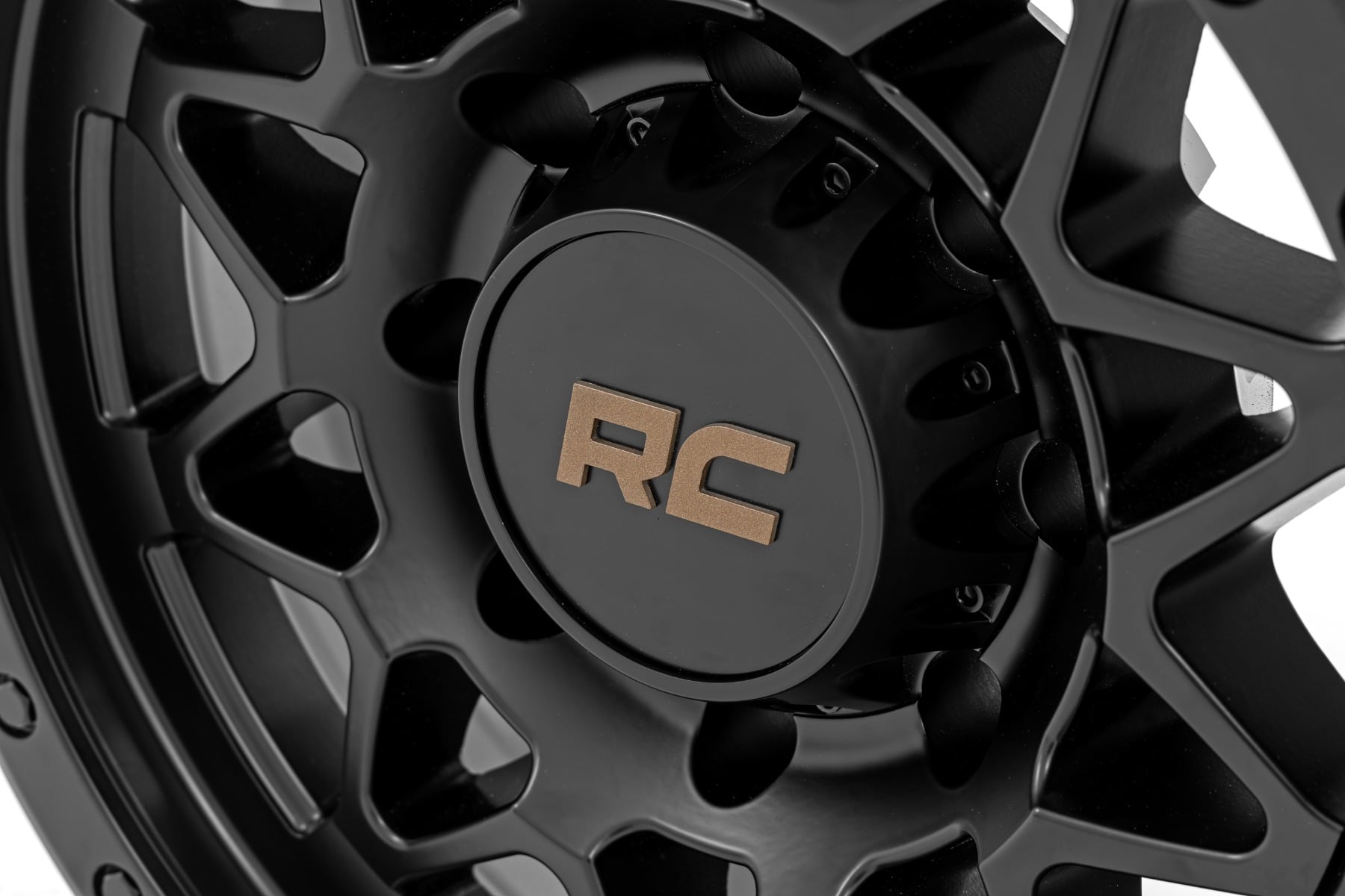 Rough Country 78 Series Wheel | Simulated Beadlock | Black | 18x9 | 8x6.5 | -12mm - Image 5