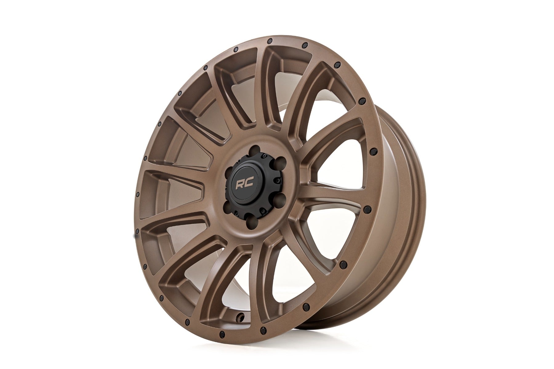 Rough Country 90 Series Wheel | One-Piece | Bronze | 18x9 | 5x5 | -12mm - Image 3