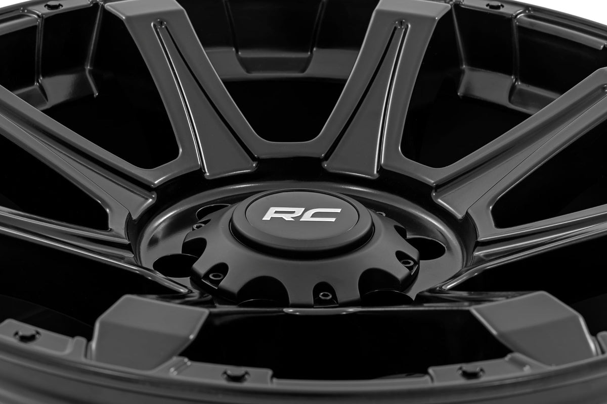 Rough Country 81 Series Wheel | One-Piece | Semi Gloss Black | 20x10 | 6x5.5 | -25mm - Image 6