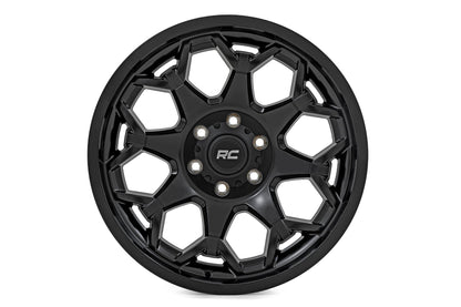 Rough Country 80 Series Wheel | One-Piece | Semi Gloss Black | 20x9 | 6x135 | -12mm - Image 2