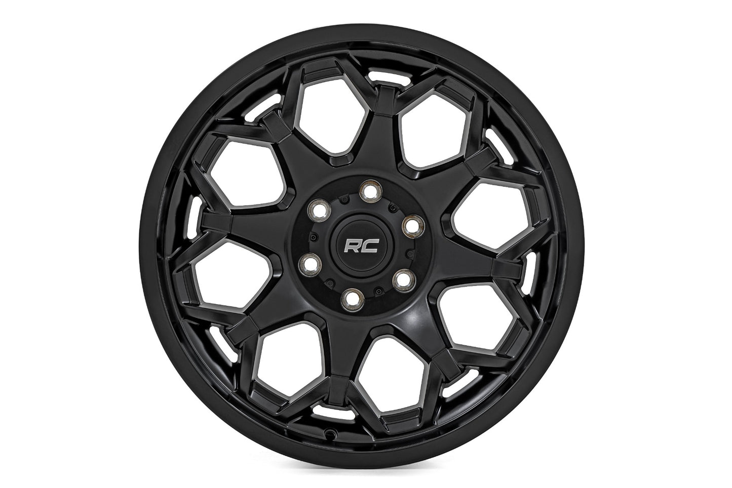 Rough Country 80 Series Wheel | One-Piece | Semi Gloss Black | 20x10 | 6x5.5 | -19mm - Image 2