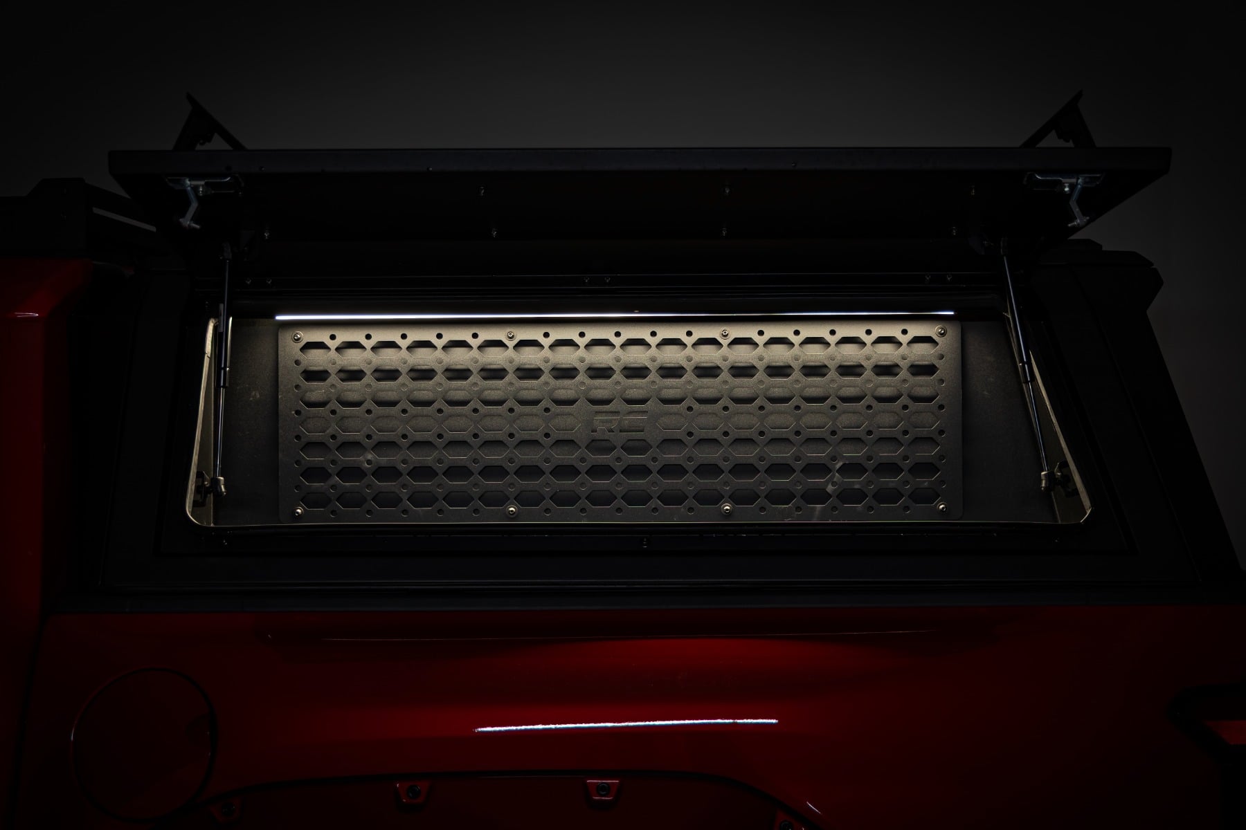 Bed Cap Molle Panel Side Storage Bin | Drivers Side | Toyota Tacoma (24-26) - Image 3