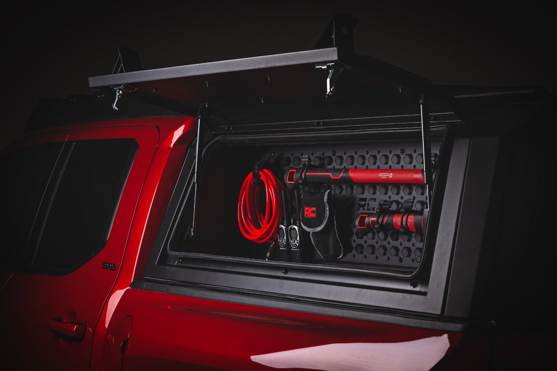 Bed Cap Molle Panel Side Storage Bin | Drivers Side | Toyota Tacoma (24-26) - Image 2