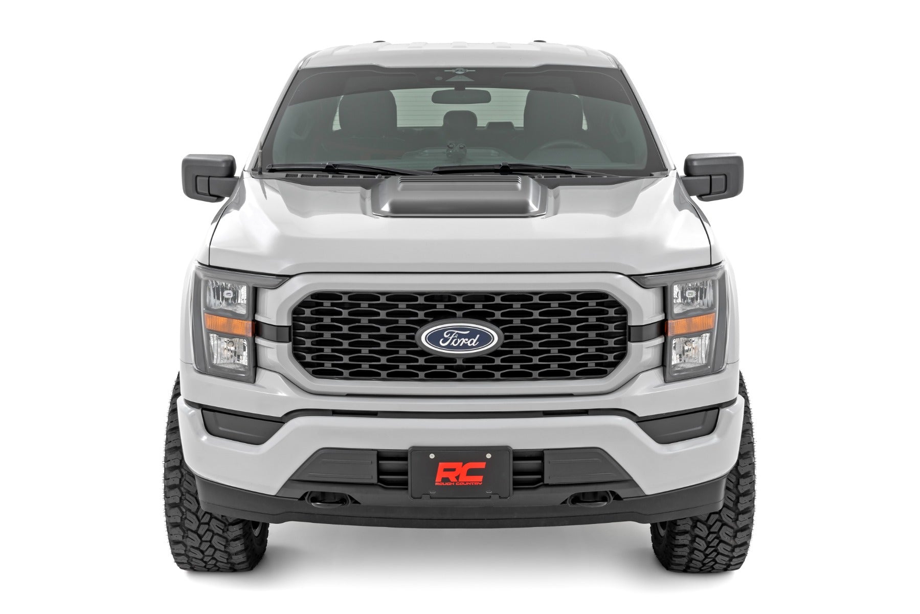 Hood Scoop | E2 Magma Red | Ford F-150 2WD/4WD (2021-2026) - Image 2