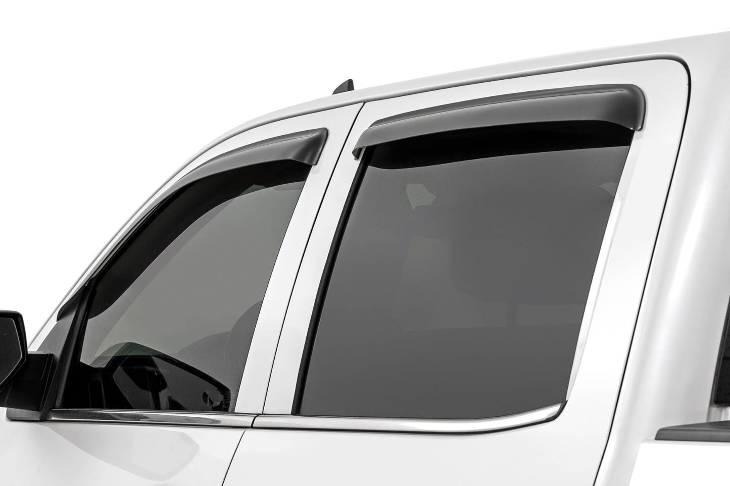 Side Window Deflectors | Tape On Rain Guard | Chevy/GMC 1500/2500HD/3500HD 2WD/4WD - Image 3