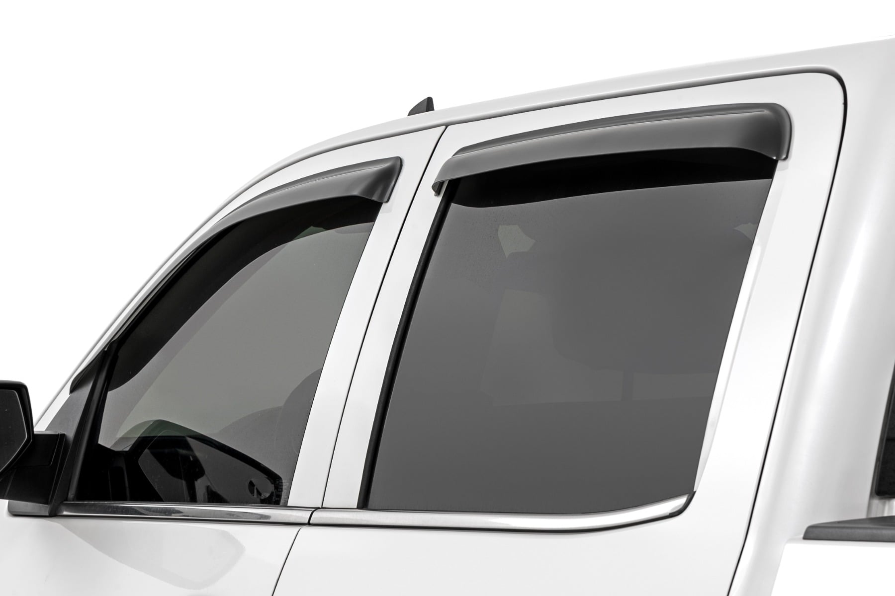 Side Window Deflectors | Tape On Rain Guard | Chevy/GMC 1500/2500HD/3500HD 2WD/4WD - Image 3