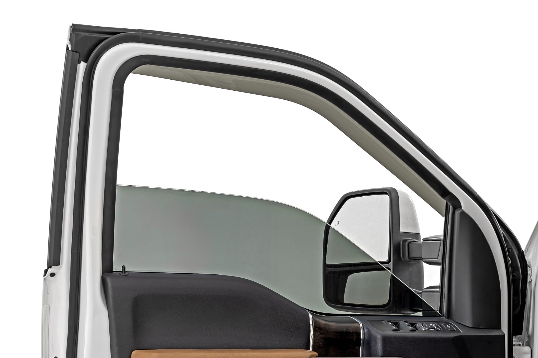 Side Window Deflectors | Tape On Rain Guard | Ford F-150/Lightning/F-250/F-350/Raptor (15-26) - Image 2