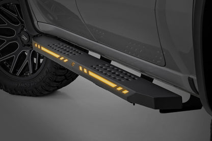 AC2 Running Boards | Amber/White | Crew Cab | Chevy/GMC 1500/2500HD/3500HD (19-26) - Image 2