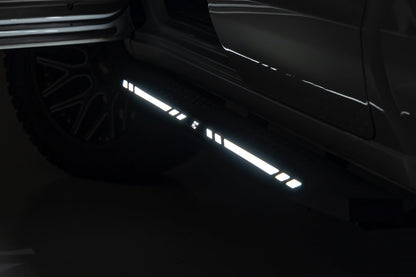 AC2 Running Boards | Amber/White | Crew Cab | Chevy/GMC 1500/2500HD/3500HD (19-26) - Image 4