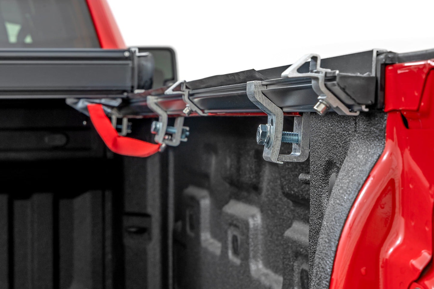 Hard Low Profile Bed Cover | 6'9" Bed | Rail Caps | Chevy/GMC 2500HD/3500HD (20-26) - Image 5