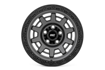 Rough Country 85 Series Wheel | One-Piece | Gunmetal Gray/Black | 15x8 | 5x5.5 | -19mm - Image 2