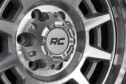 Rough Country 85 Series Wheel | Simulated Beadlock | Full Machine | 17x9 | 6x5.5 | -12mm - Image 6