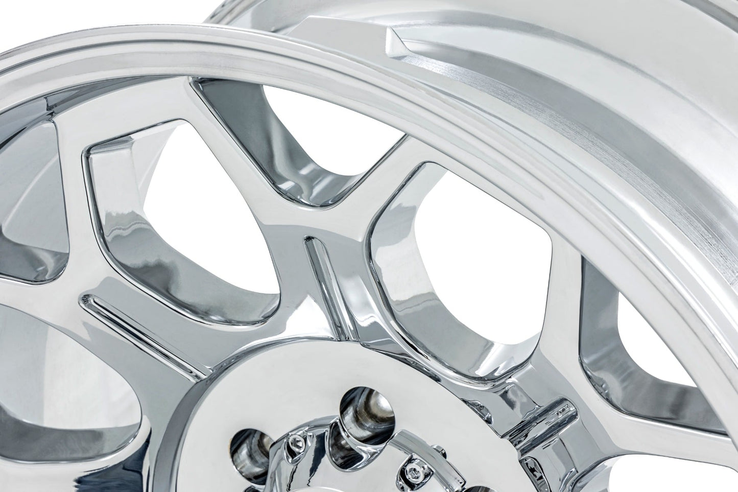 Rough Country 77 Series Wheel | One-Piece |Chrome | 22x12 | 8x170 | -44mm - Image 6
