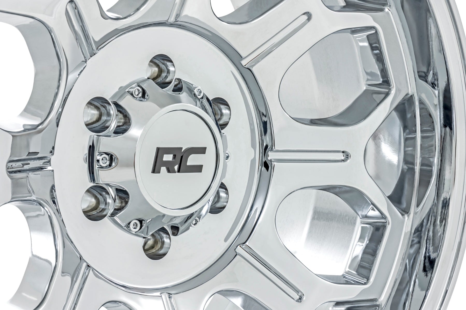 Rough Country 77 Series Wheel | One-Piece | Chrome | 20x10 | 6x135 | -25mm - Image 6
