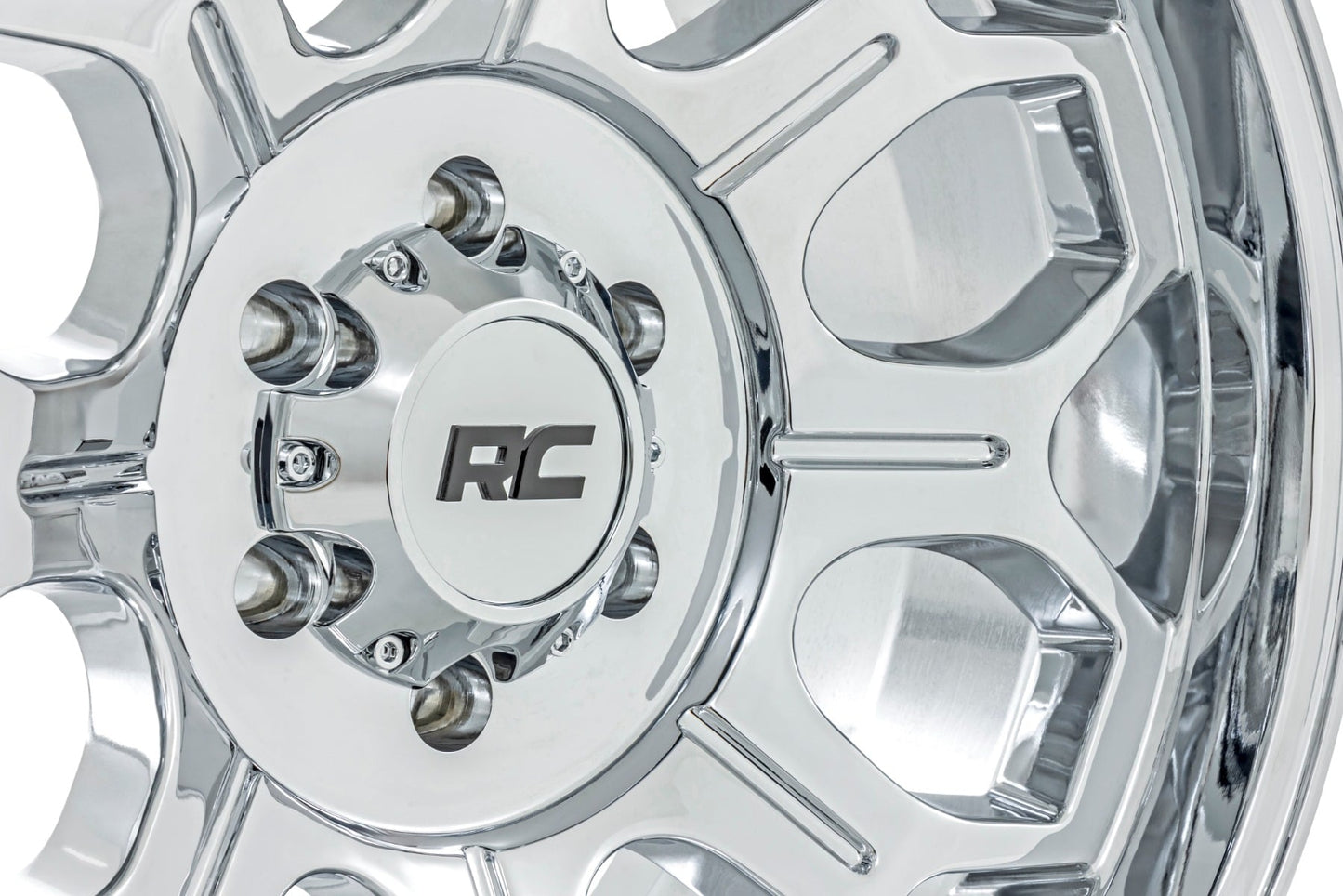 Rough Country 77 Series Wheel | One-Piece | Chrome | 20x9 | 6x5.5 | 0mm - Image 6