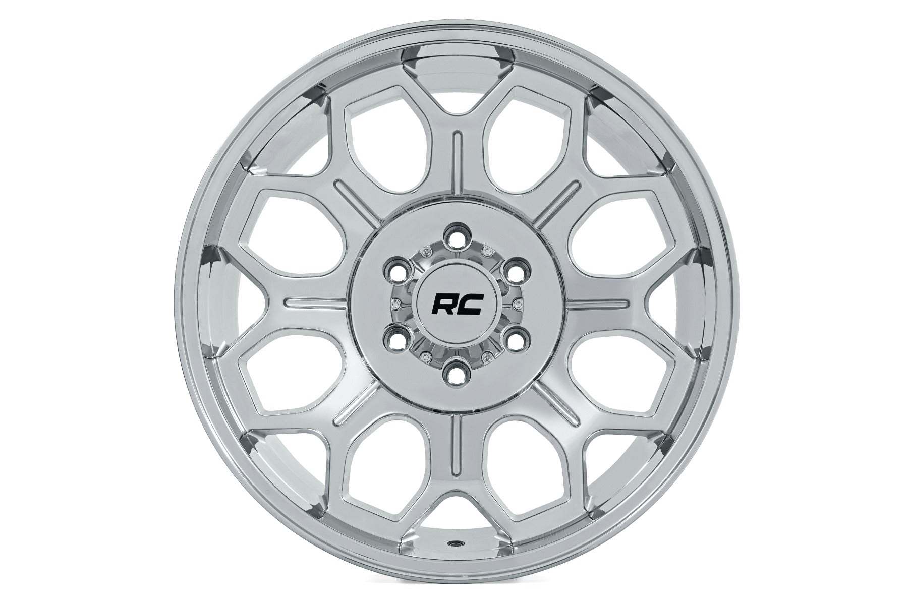 Rough Country 77 Series Wheel | One-Piece |Chrome | 22x12 | 8x6.5 | -44mm - Image 2