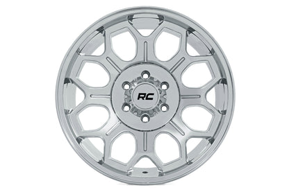 Rough Country 77 Series Wheel | One-Piece |Chrome | 22x12 | 8x6.5 | -44mm - Image 2