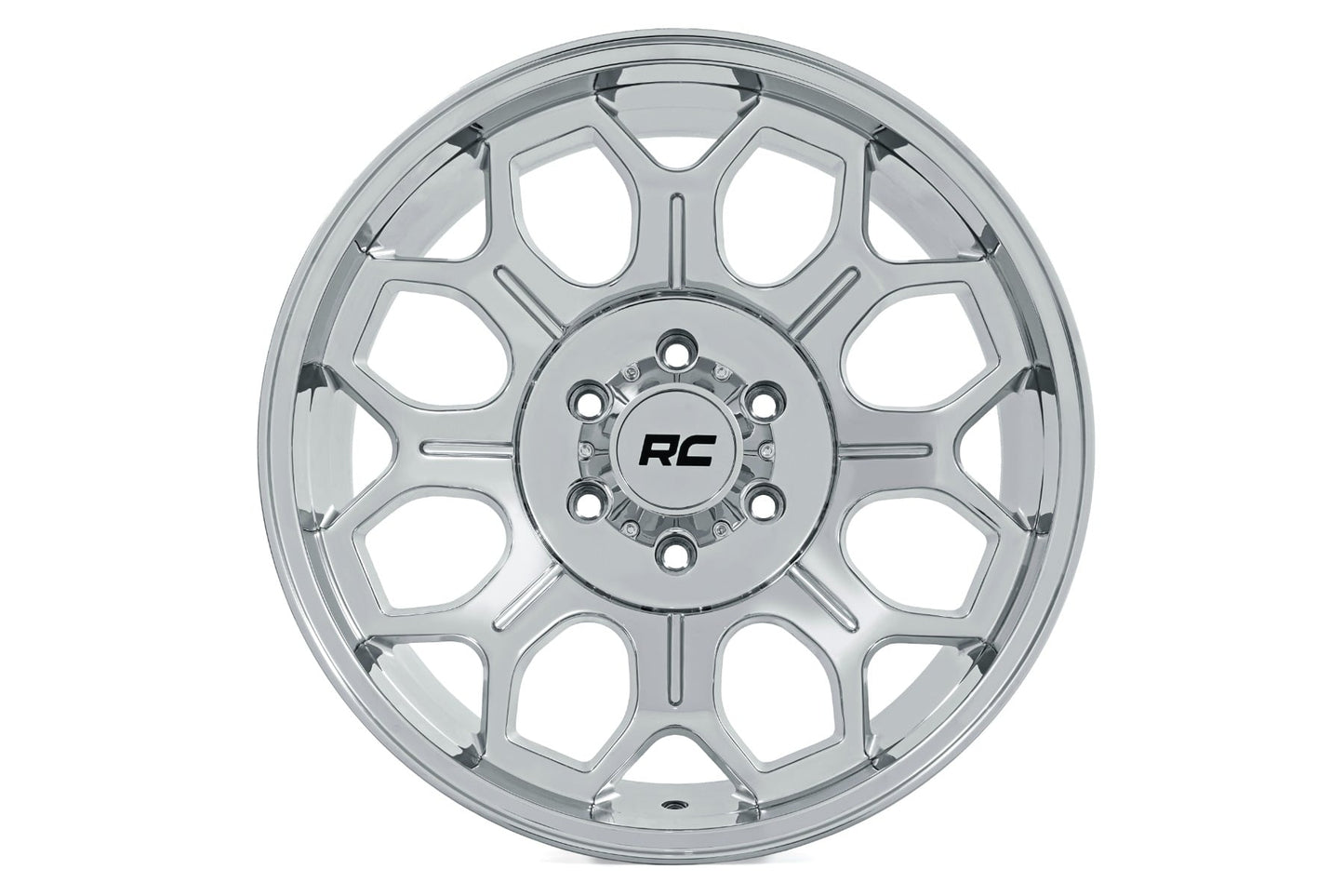Rough Country 77 Series Wheel | One-Piece |Chrome | 22x12 | 6x5.5 | -44mm - Image 2
