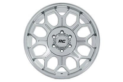 Rough Country 77 Series Wheel | One-Piece |Chrome | 22x12 | 6x5.5 | -44mm - Image 2