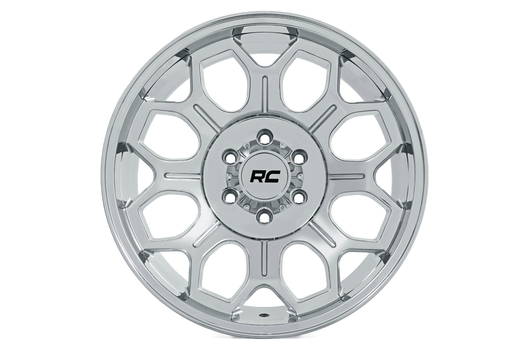 Rough Country 77 Series Wheel | One-Piece | Chrome | 20x9 | 6x135 | -12mm - Image 2