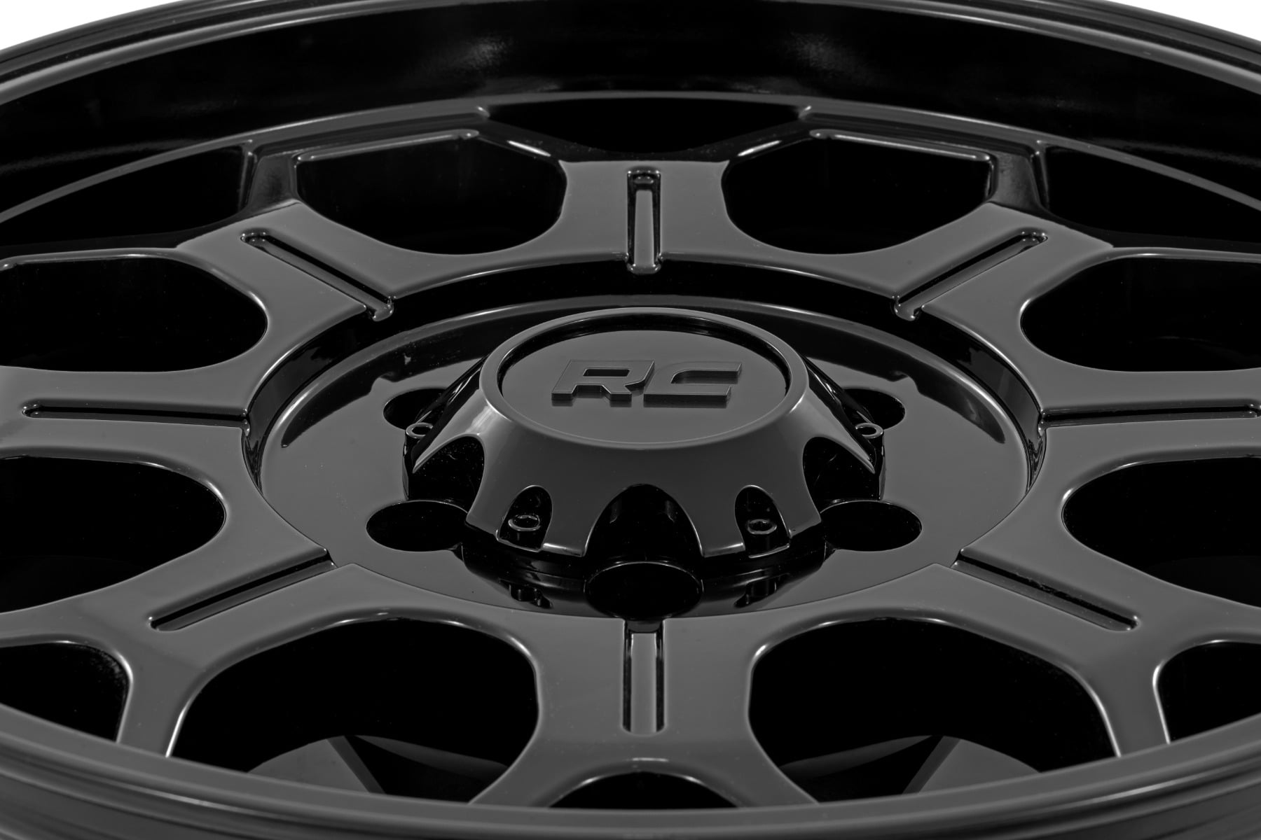 Rough Country 77 Series Wheel | One-Piece | Semi Gloss Black | 20x9 | 6x5.5 | +18mm - Image 5