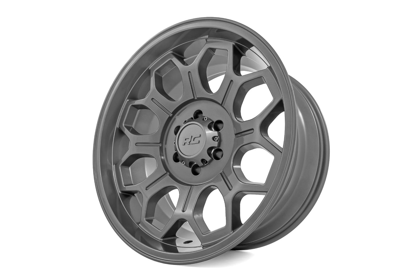 Rough Country 77 Series Wheel | One-Piece | Gunmetal Gray | 20x10 | 6x135 | -25mm - Image 4
