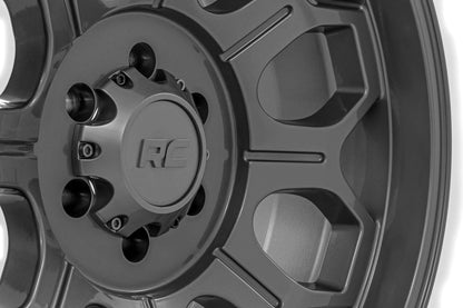 Rough Country 77 Series Wheel | One-Piece | Gunmetal Gray | 20x9 | 6x135 | 0mm - Image 6