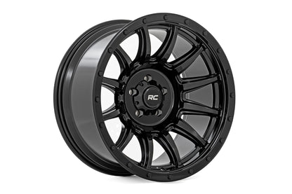 Rough Country 90 Series Wheel | One-Piece | Gloss Black | 18x9 | 6x5.5 | -12mm - Image 3