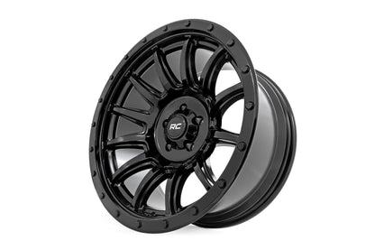 Rough Country 90 Series Wheel | One-Piece | Gloss Black | 20x9 | 6x5.5 | 0mm - Image 4