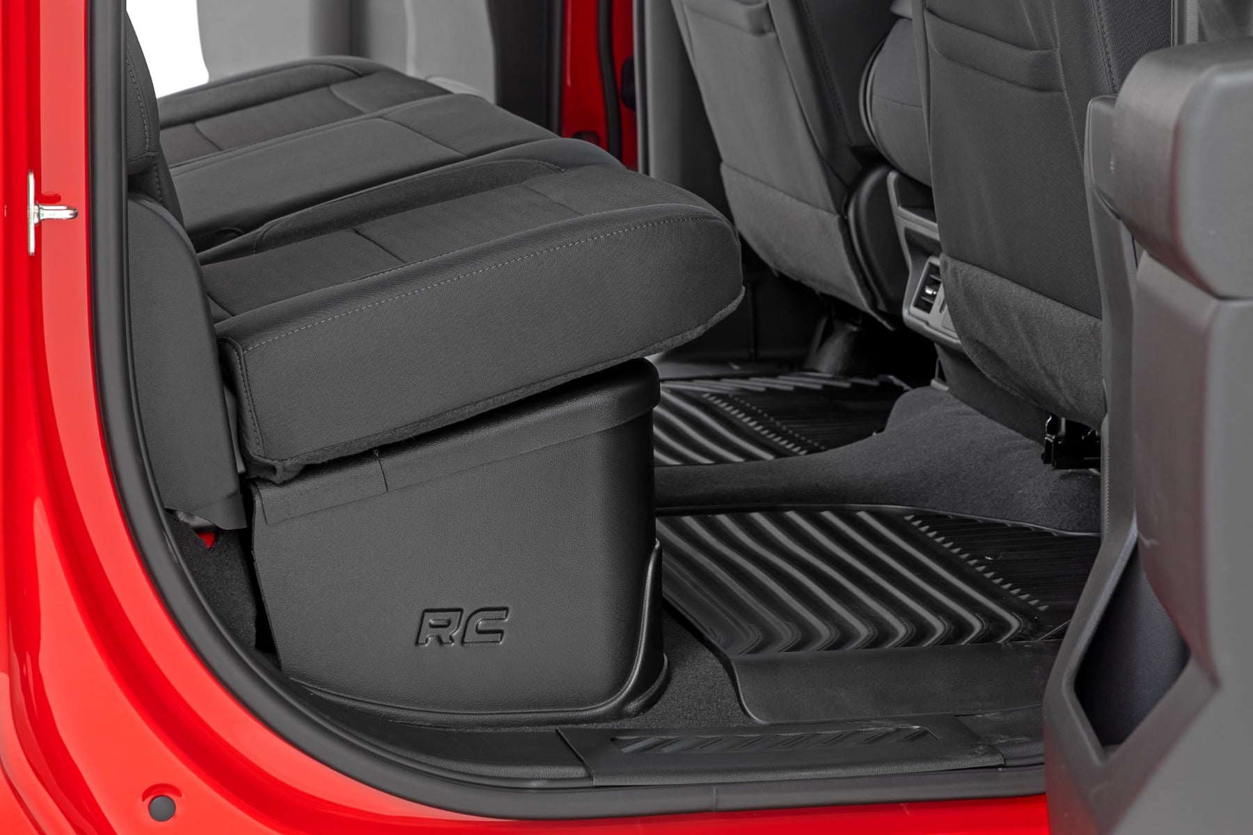 Under Seat Storage with Locking Lid | Crew Cab | Chevy/GMC 1500/2500HD/3500HD (19-26) - Image 3