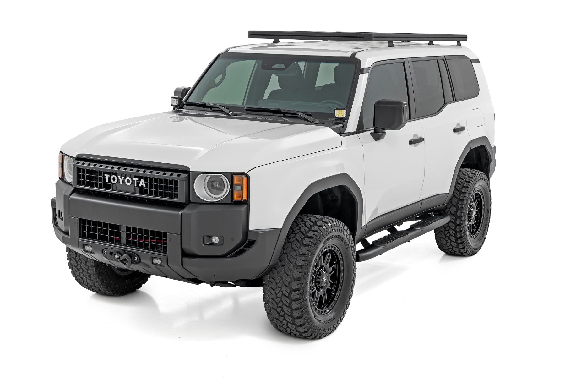 Oval Nerf Steps | Black | Toyota Land Cruiser 4WD (2024-2026) - Image 2