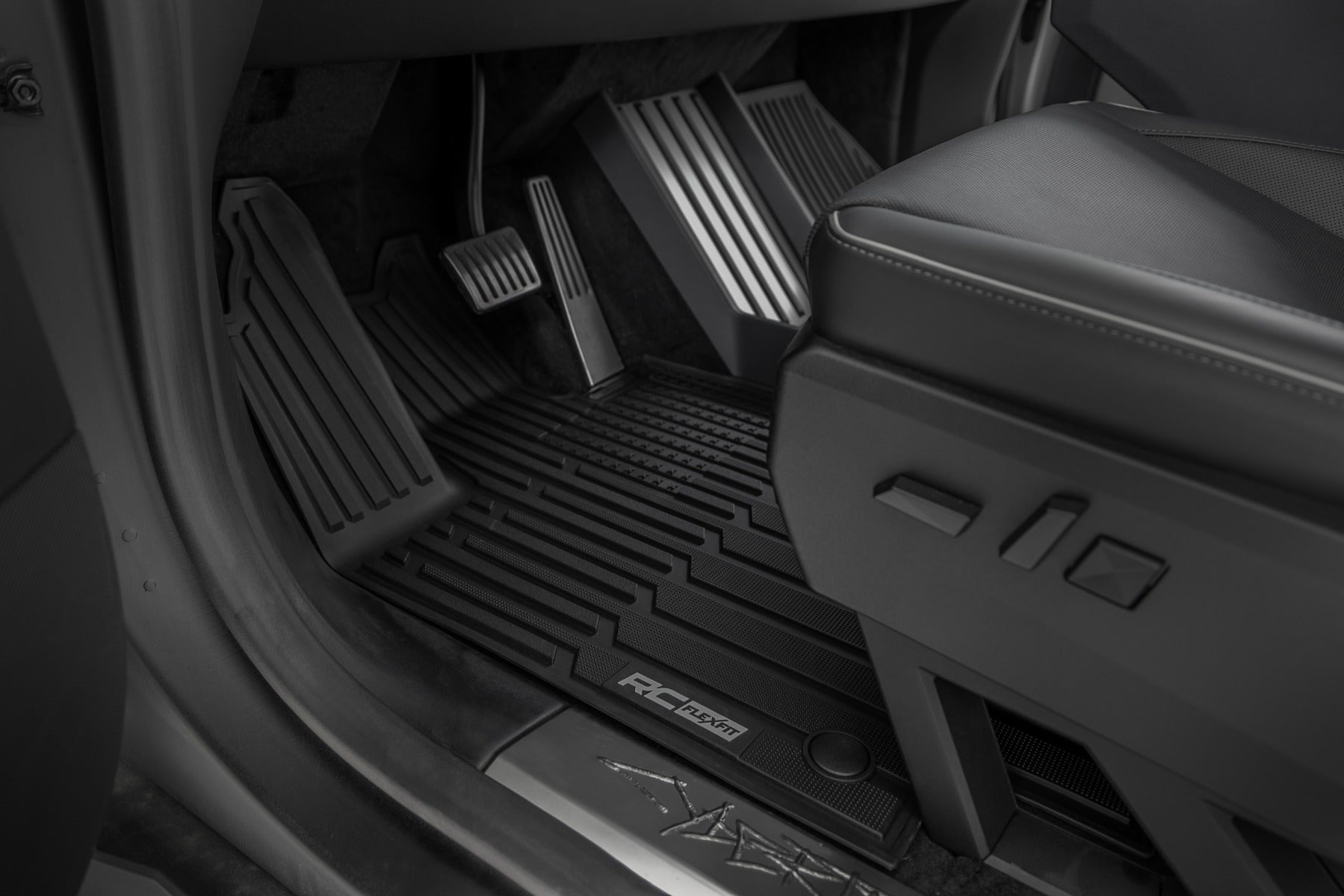 Flex-Fit Floor Mats | FR & RR | Tesla Cybertruck 4WD (2024-2026) - Image 2