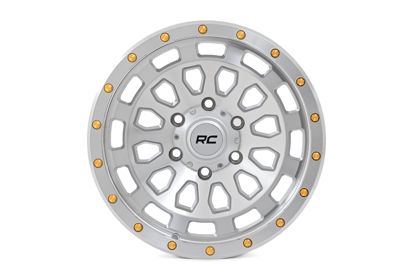 Rough Country 87 Series Wheel | Simulated Beadlock | Full Machine | 17x8.5 | 6x5.5 | +0mm - Image 2