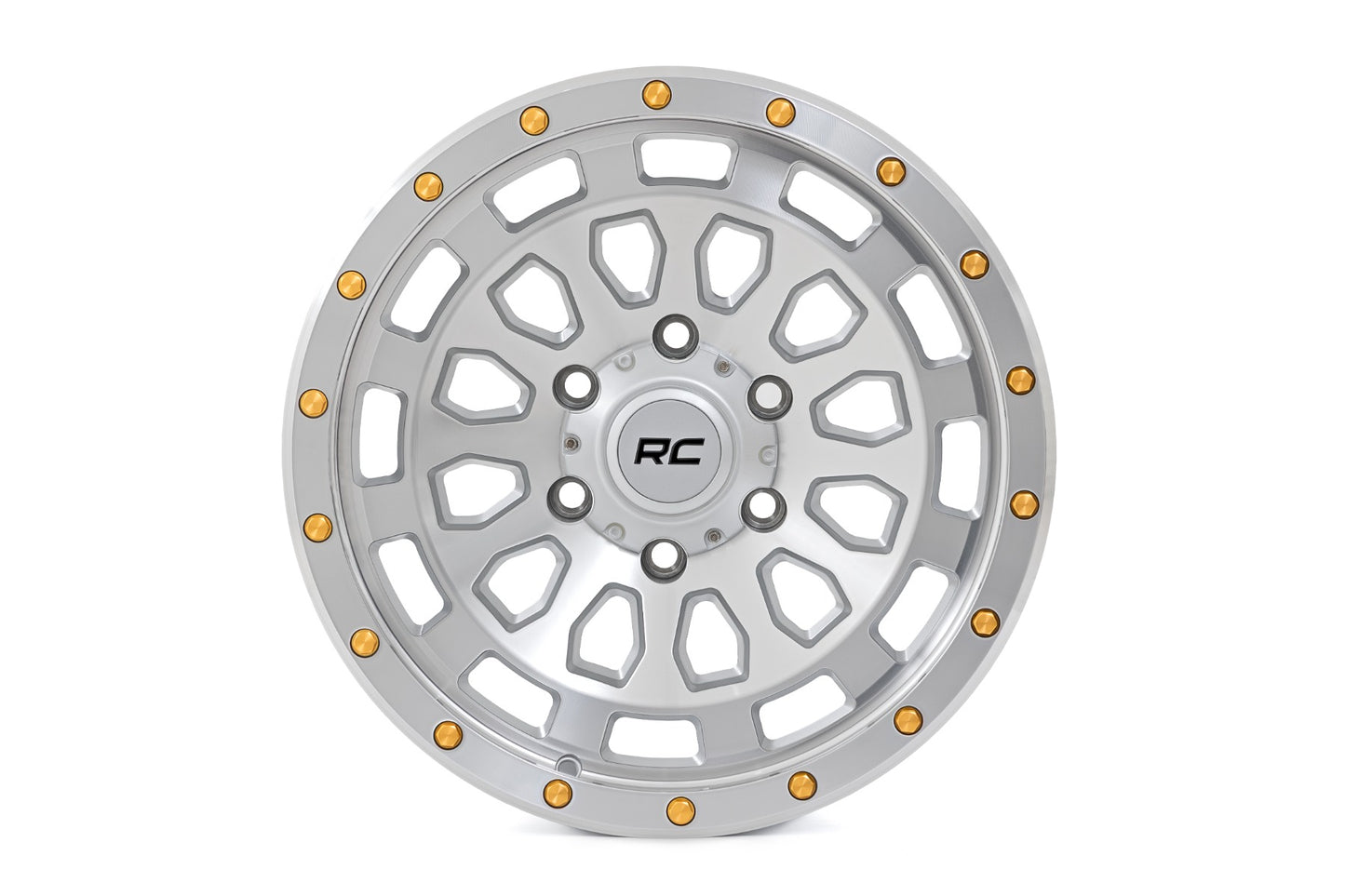 Rough Country 87 Series Wheel | Simulated Beadlock | Full Machine | 17x8.5 | 5x5 | +0mm - Image 2