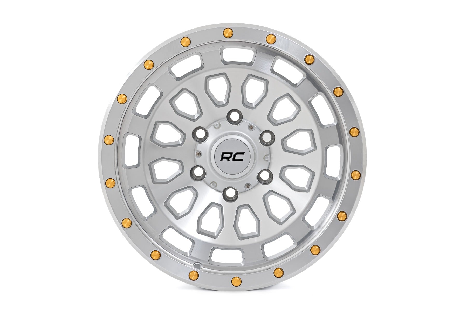 Rough Country 87 Series Wheel | Simulated Beadlock | Full Machine | 17x8.5 | 5x5 | +0mm - Image 2