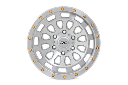 Rough Country 87 Series Wheel | Simulated Beadlock | Full Machine | 17x8.5 | 5x5 | +0mm - Image 2