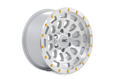 Rough Country 87 Series Wheel | Simulated Beadlock | Full Machine | 17x8.5 | 6x5.5 | +0mm - Image 4