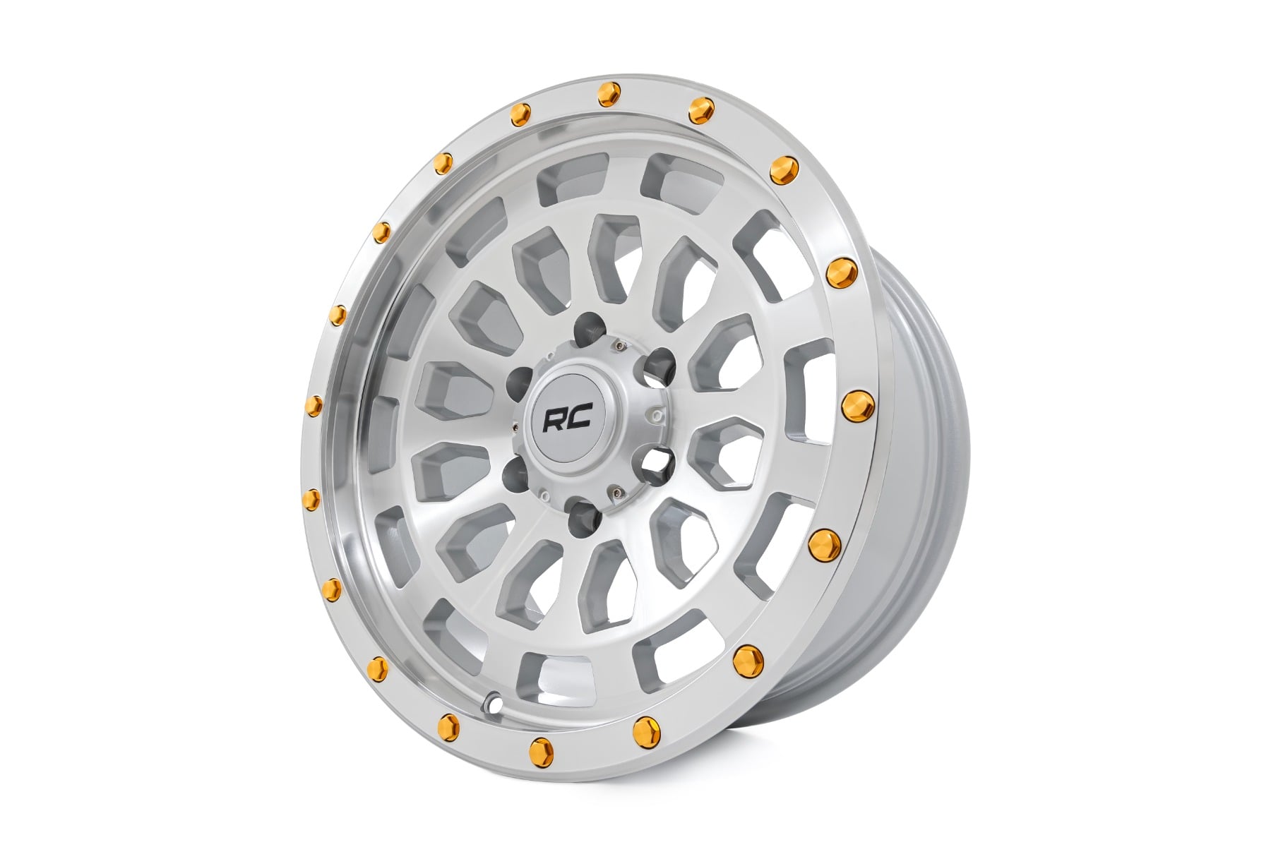 Rough Country 87 Series Wheel | Simulated Beadlock | Full Machine | 17x8.5 | 5x5 | +0mm - Image 3