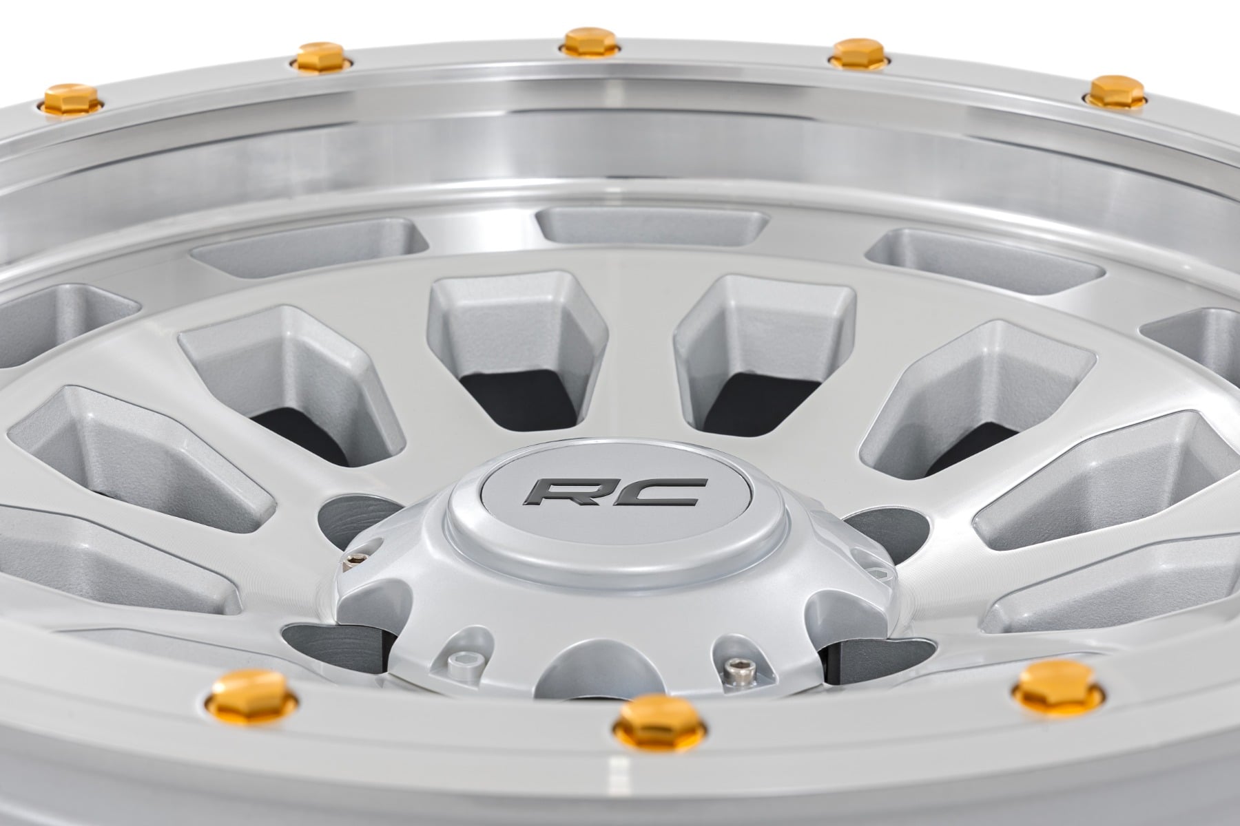 Rough Country 87 Series Wheel | Simulated Beadlock | Full Machine | 17x8.5 | 6x5.5 | +0mm - Image 5