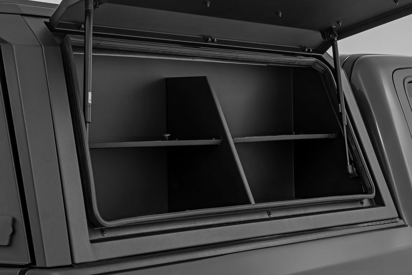 Bed Cap Side Shelf Storage Bin | Passengers Side | Multiple Makes & Models (Chevy/Ford/GMC/Ram) - Image 5