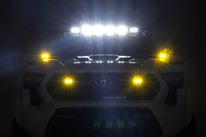 3x1.75 Inch Black Series | Yellow | LED Slim Aux | SAE Fog | Pair - Image 3