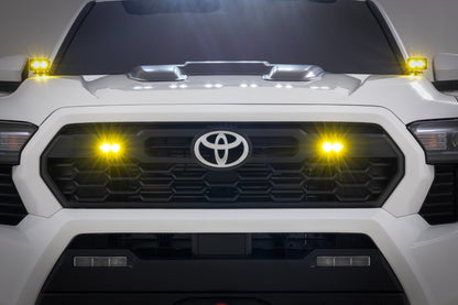 3x1.75 Inch Black Series | Yellow | LED Slim Aux | SAE Fog | Flush Mount | Pair - Image 4