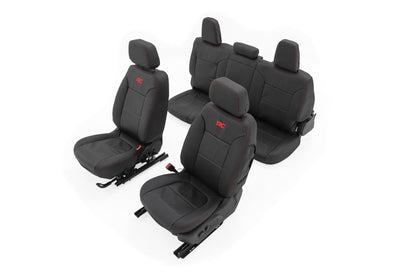 Leather Seat Covers | FR Bucket | RR 60/40 | Chevy/GMC Sierra 1500 (19-26)/Silverado 1500 (19-26) - Image 5