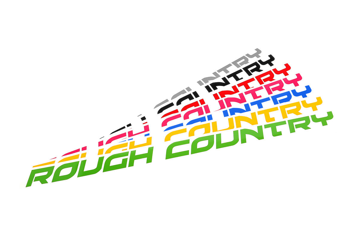 Rough Country Decal | 27 Inch Fender | Ocean Blue