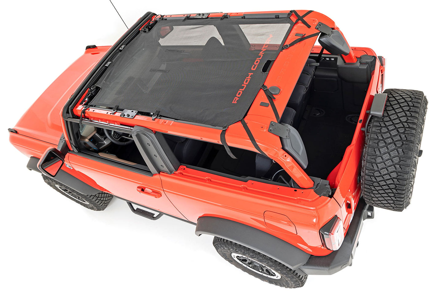 Mesh Bikini Top Plus | Black | Ford Bronco 4WD (2021-2026) - Image 2
